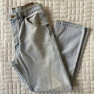 Vintage Light Wash Wranglers Size 30 Low Rise